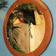 Paire de miroirs muraux Italie 1960s 69cm