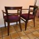 Paire de fauteuils bridge vintage 1940