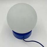 Blue table lamp Domec 80s