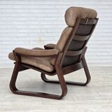 1970s, Danish design by Georg Thams, lounge chair, furniture leather.