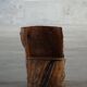 Chair made from hand-carved pine with storage, modern Swedish style, wabi-sabi, 1900s.