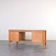 Mid-Century Oak Desk by Chr. Rasmussen for Randers Møbelfabrik, 1970s.