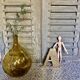 Golden brass sign vintage letter