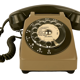 Socotel S63 vintage PTT dial phone, 1980