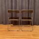 A pair of modernist folding chairs, 1970s