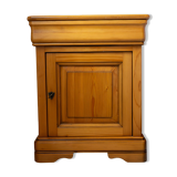 Solid oak bedside table