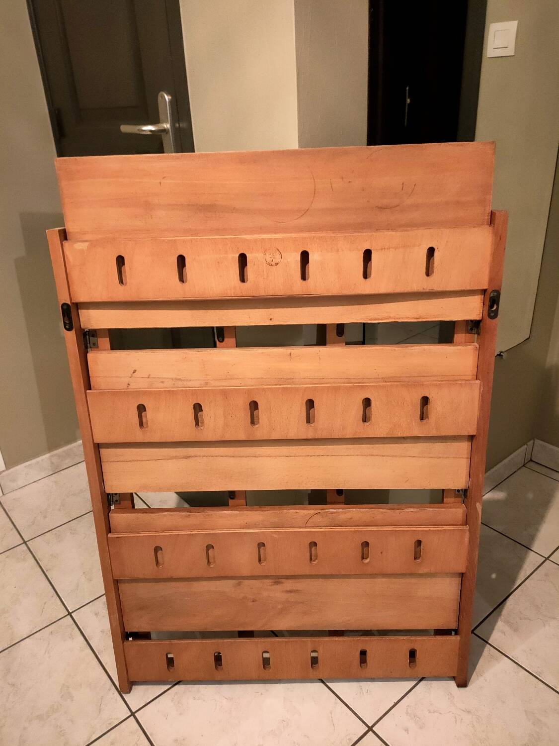Étagère de bouquiniste en hêtre