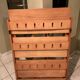 Étagère de bouquiniste en hêtre