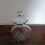3 biberons de berger anciens en verre soufflé