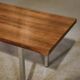 Table basse design en palissandre et céramique 1960’s