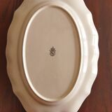 Oval dish, fine street lamp, KG Lunéville