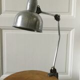Workshop lamp with vice base from the 40s/50s