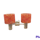 Applique 2 ampoules seventies