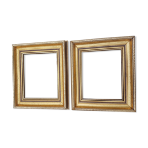 2 cadres bois, dorés P4 pour tableau