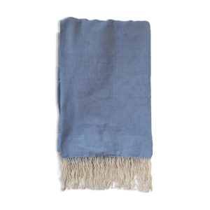 Couvre lit Bleu 245X160 tissage