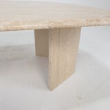Italian Travertine Coffee Table, 1980's
