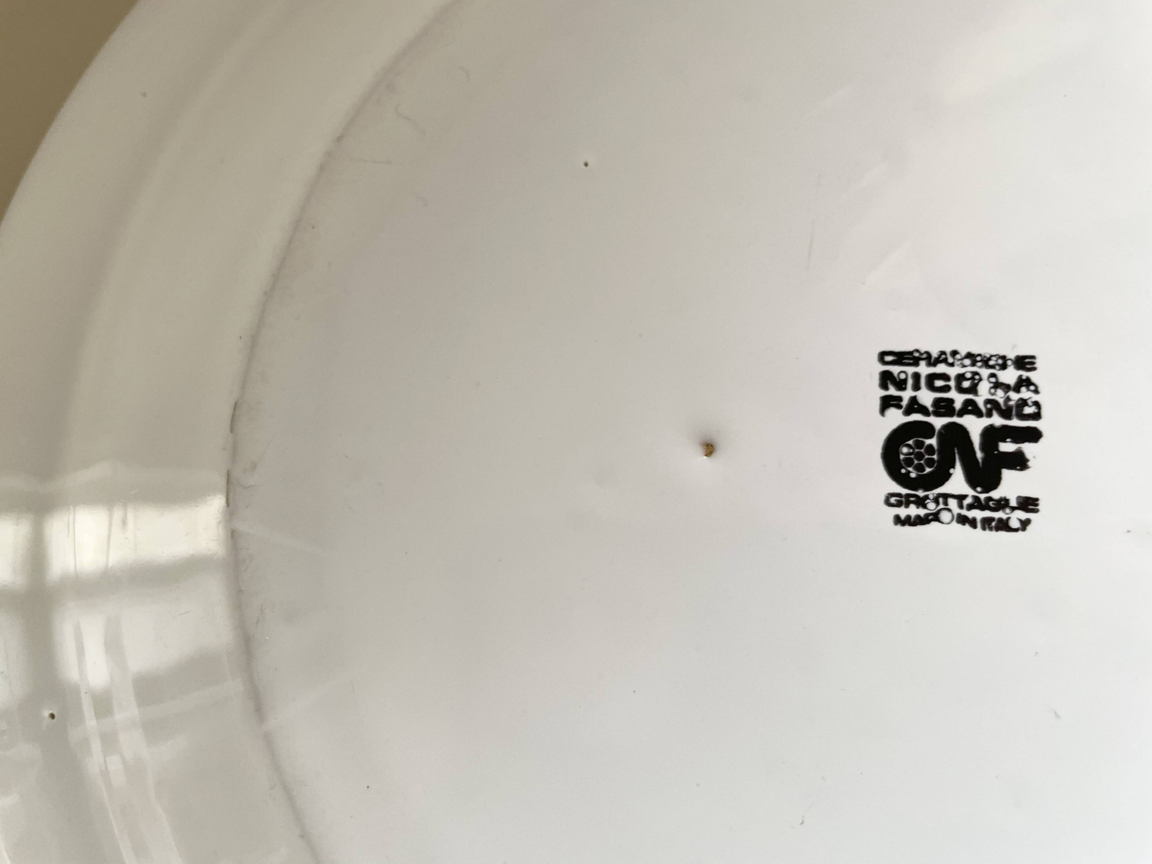 Nicola Fasano dinner plate