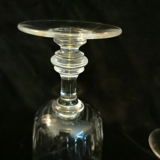 Lots de six verres cristal