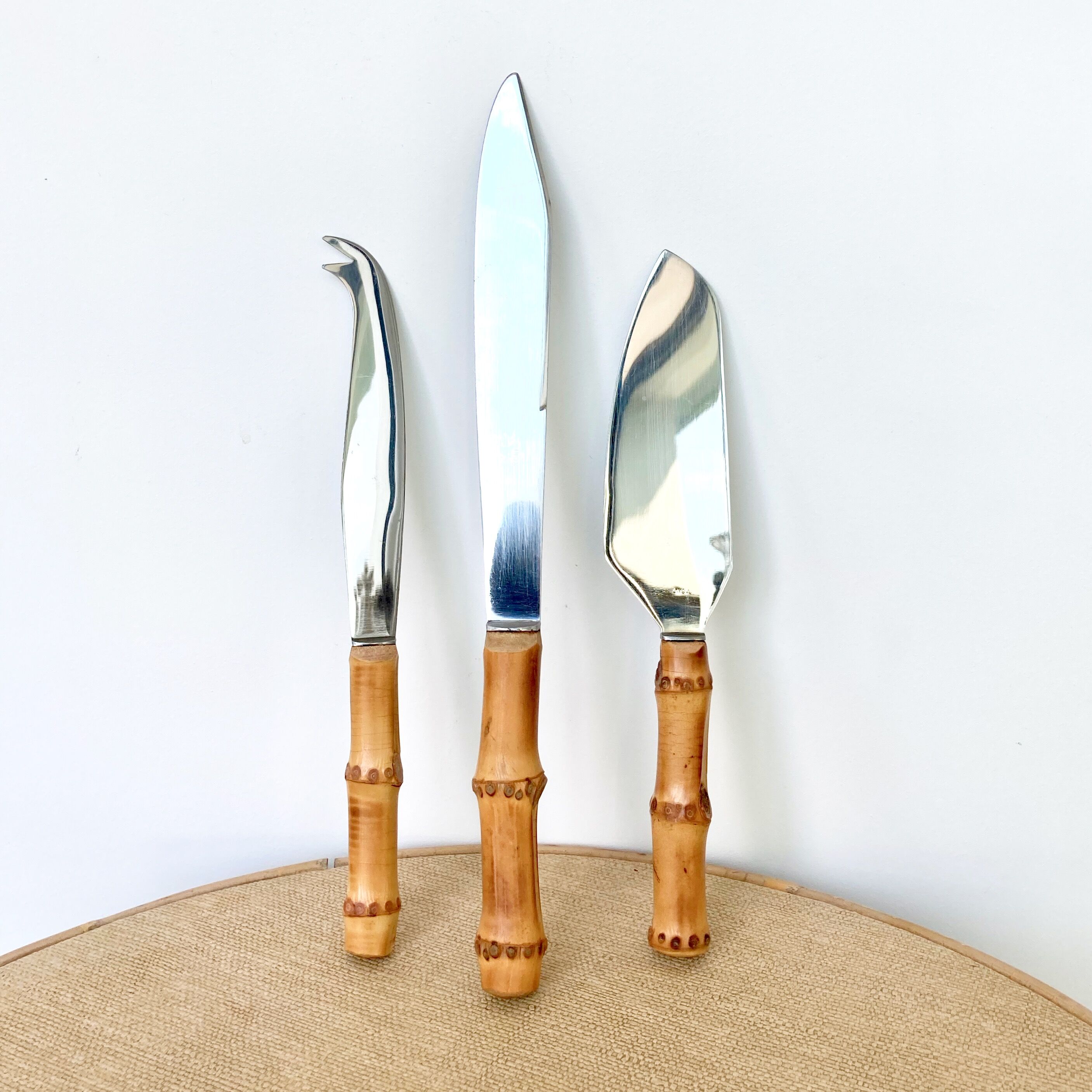 Bamboo serving cutlery