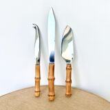 Bamboo serving cutlery