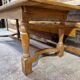 Solid oak farmhouse table