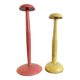 Pair of painted wooden hat displays