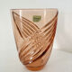 Luminarc pink vase arque glassware made in France