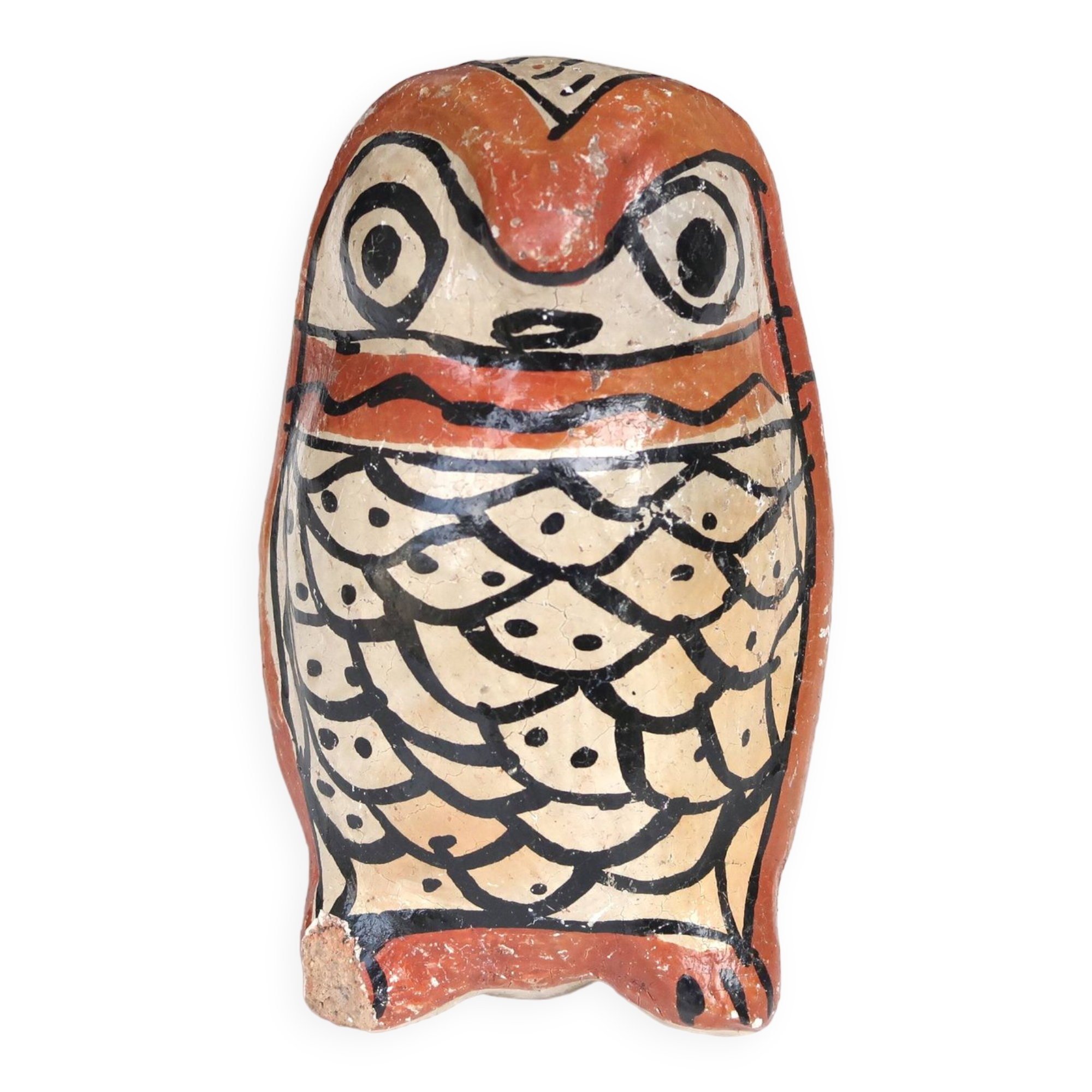 Moroccan ceramic owl, 70s