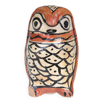 Moroccan ceramic owl, 70s