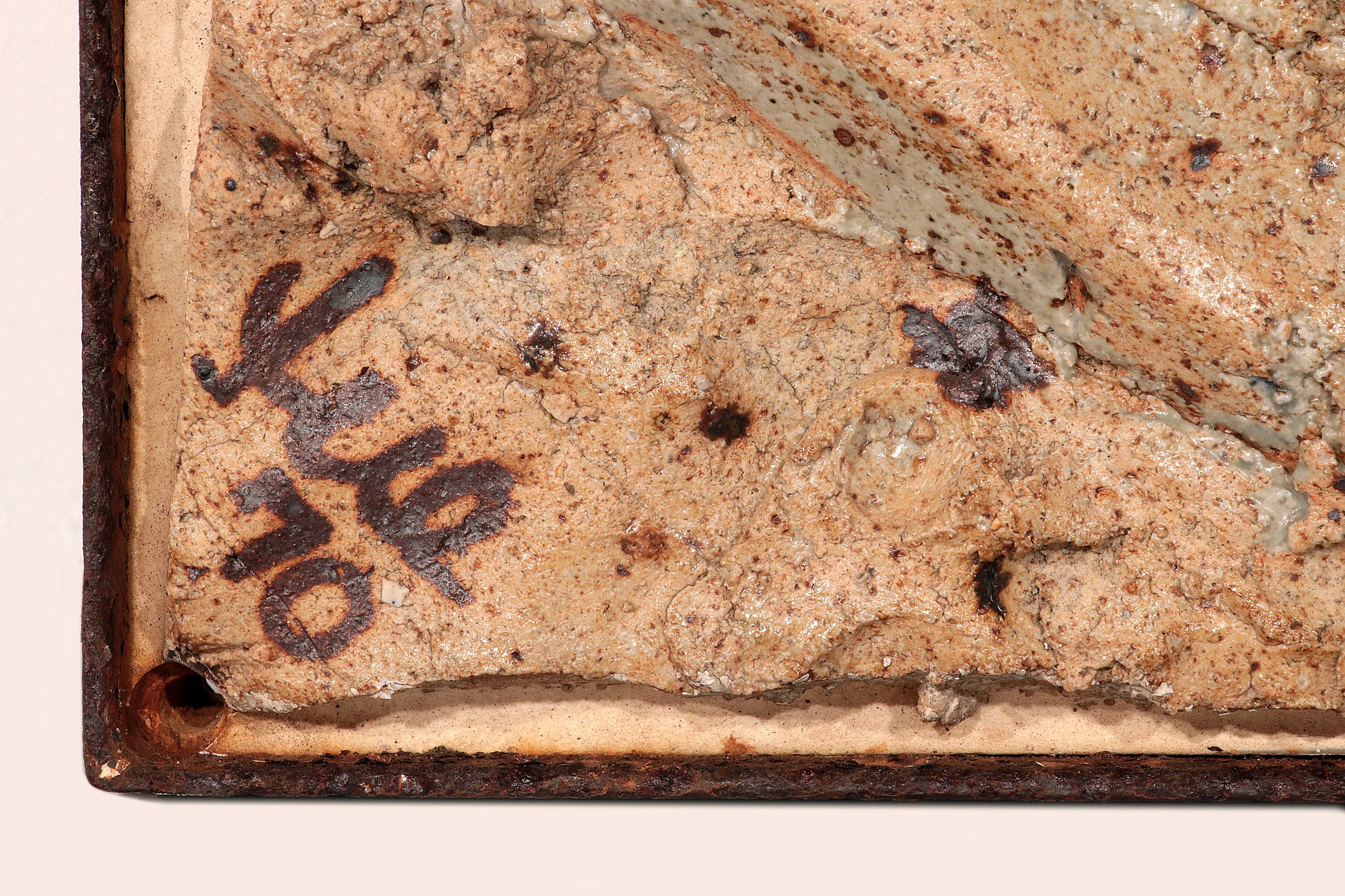 Very rare and large wall tile from Tue Poulsen 1970