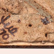 Very rare and large wall tile from Tue Poulsen 1970