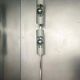 Vintage Space Age Floor Lamp in Steel and Chrome , 1970's Italian Floor lamp
