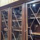 English two-piece mahogany bookcase, made in the 1970s
