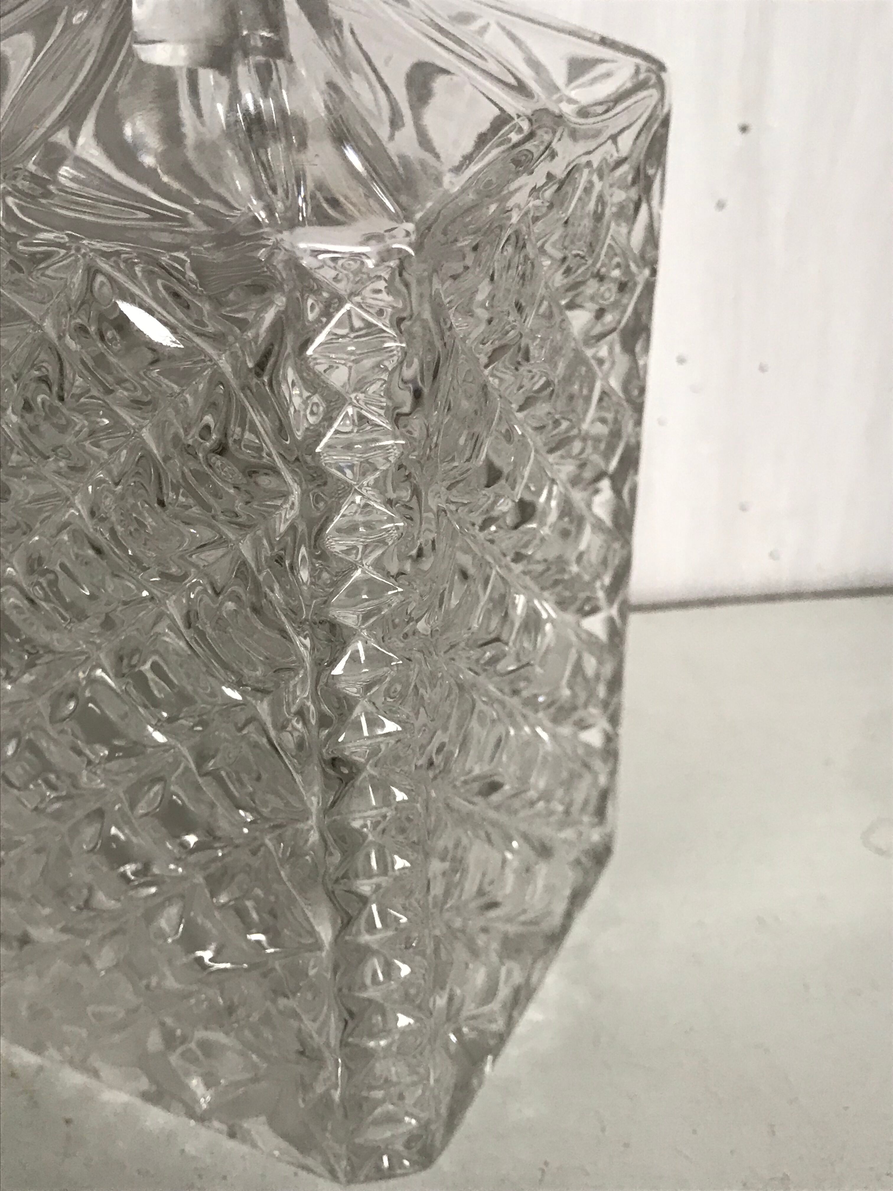 Crystal whisky decanter