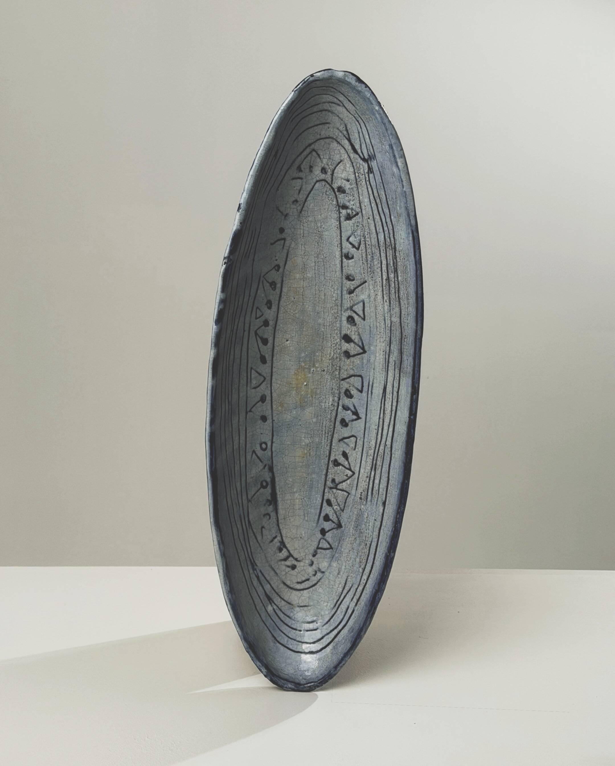 Large ceramic catchall, 1960