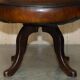Victorian Captain Chesterfield Armchair in Restored Leather