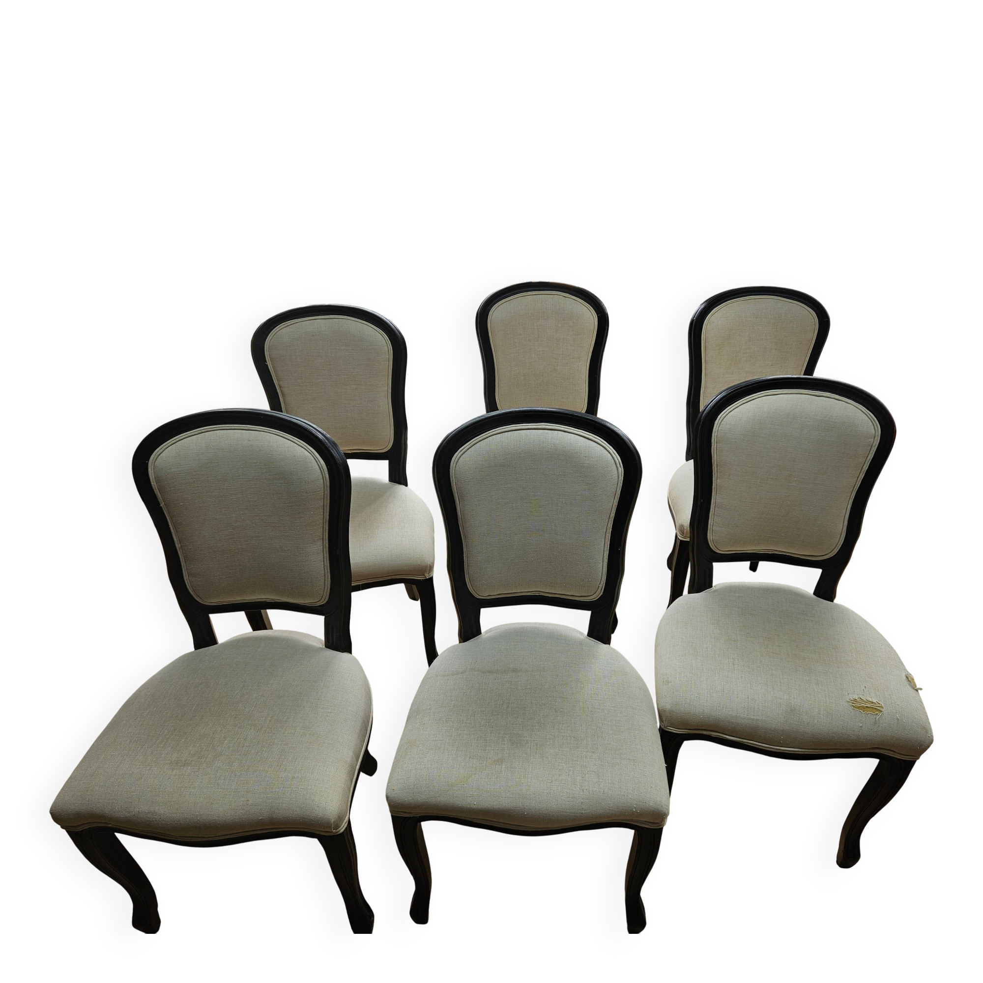 Set of 6 medallion chairs from Maisons du Monde