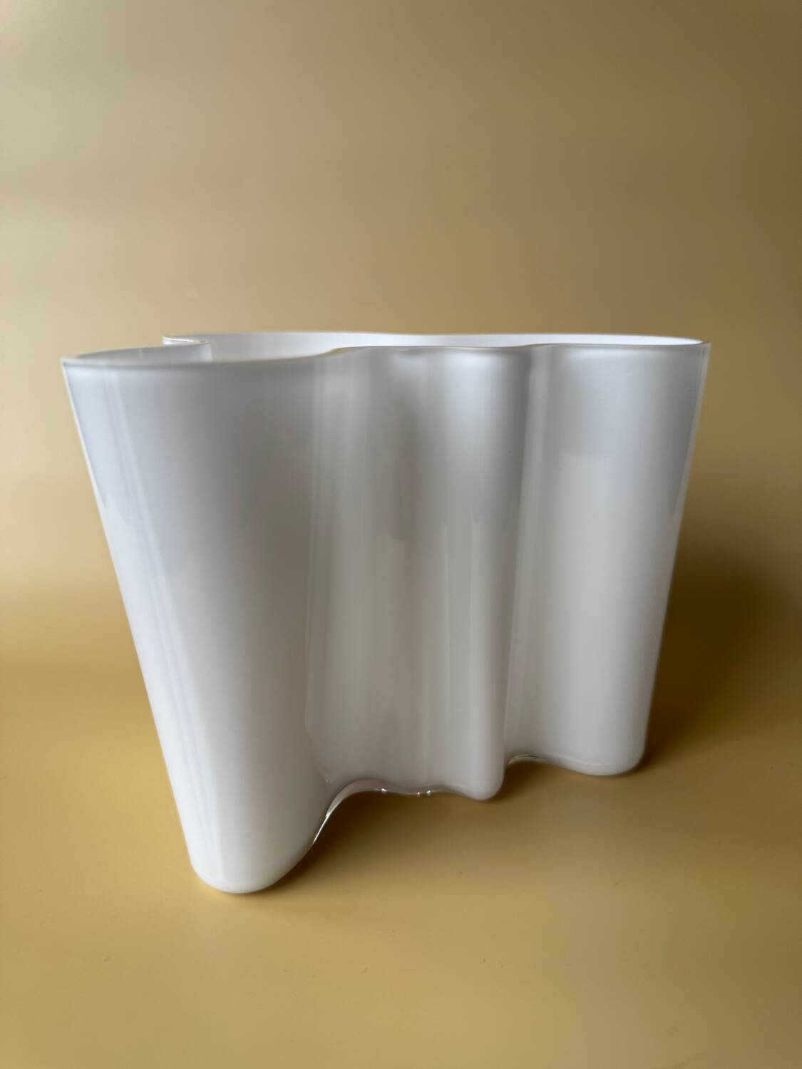 Vintage art glass vase by Alvar Aalto for Iittala