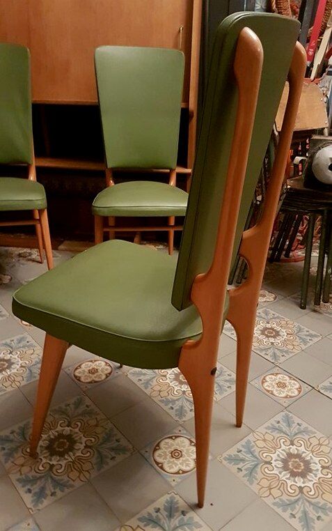 Ensemble de 6 chaises Stella Durera 1960