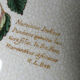 Impressive cracked earthenware vase with polychrome botanical decoration by Wong Lee, 1895, vintage.