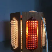 Wiktor Berndt for Flygfors pendant lamp, teak and glass, 1970s