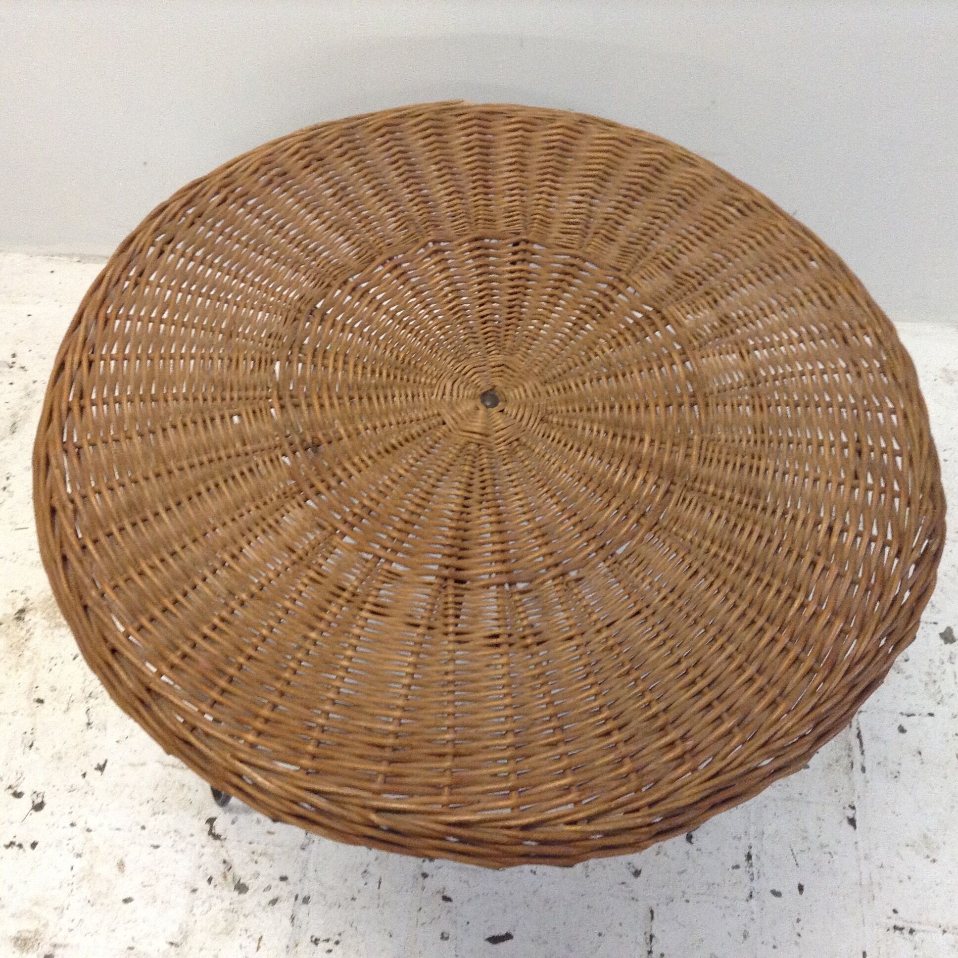 Rattan coffee table