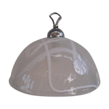 Suspension vintage en verre de Murano des années 1970