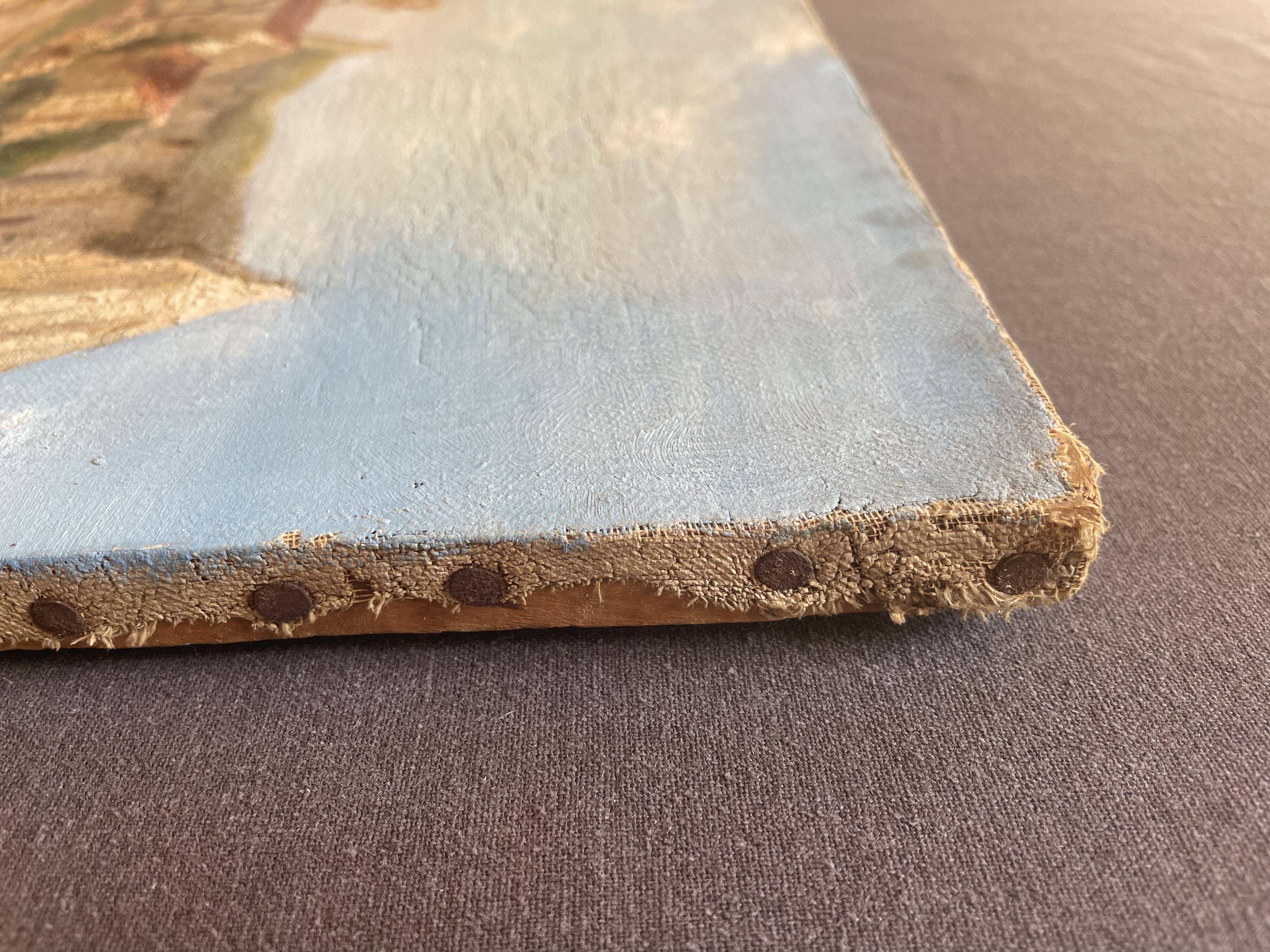 Huile sur toile paysage