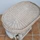 Side table, vintage rattan elephant, 70s