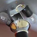 Vintage 80s Floor Lamp Chrome Design Titan Lightning