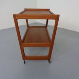 Teak Bar Cart by Holger Georg Jensen for Kubus, Denmark, 1960s