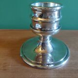 Silver metal design candle holder