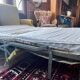 Vintage velvet sofa bed