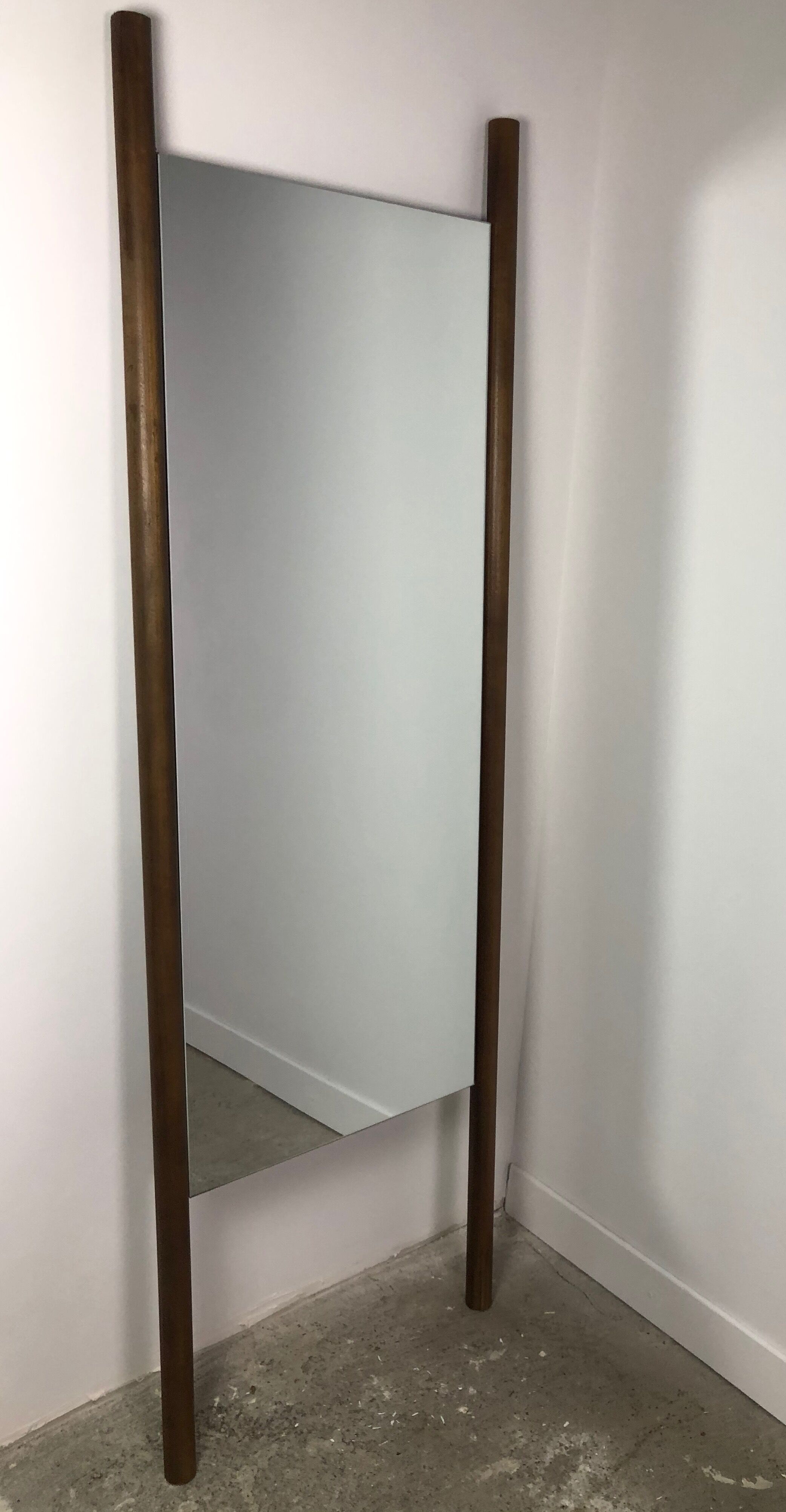 Scandinavian mirror has to back or hang 90'S 54x170cm